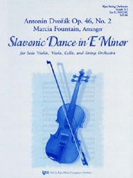 Slavonic Dance in E Minor Orchestra sheet music cover Thumbnail